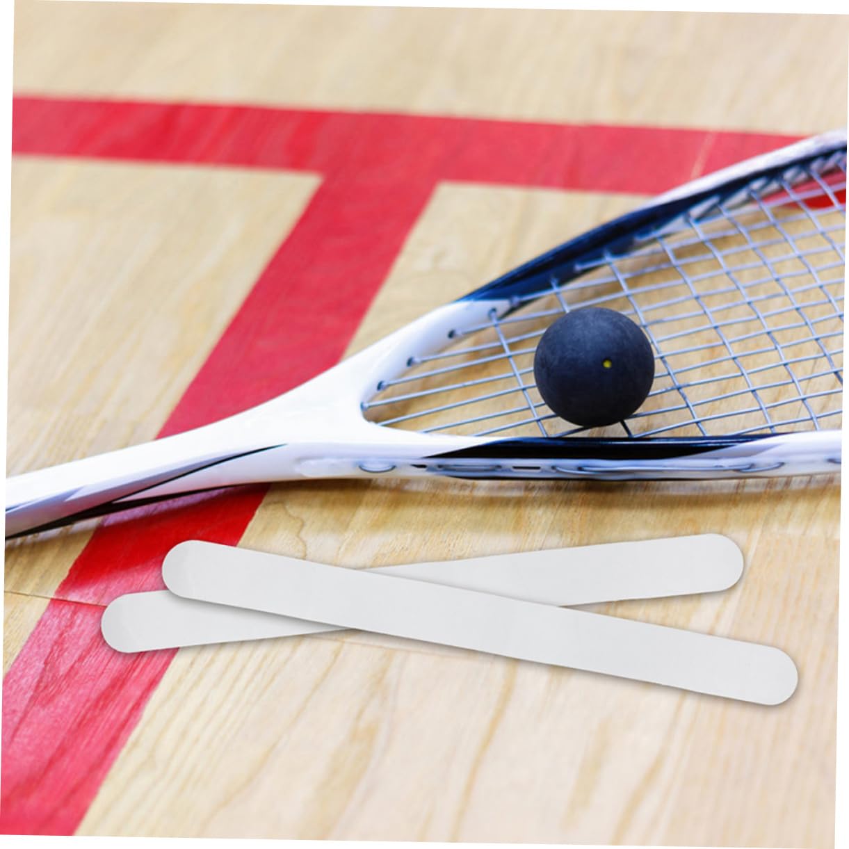 YARNOW Adhesivo para Cabeza De Raqueta De Tenis Amortiguadores De La Raqueta De Tenis Cinta De Agarre para Raqueta De Tenis Cinta Deportiva Cinta De Raqueta TPU