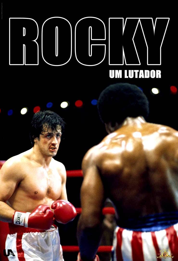 rocky one 11 A0 Poster on Canvas - Movie Art Poster in varie dimensioni per idee soggiorno o camera da letto. Immagini di film cult senza bordi Classic Iconic 70s 80s 90s Vintage Retro Home Wall Deco