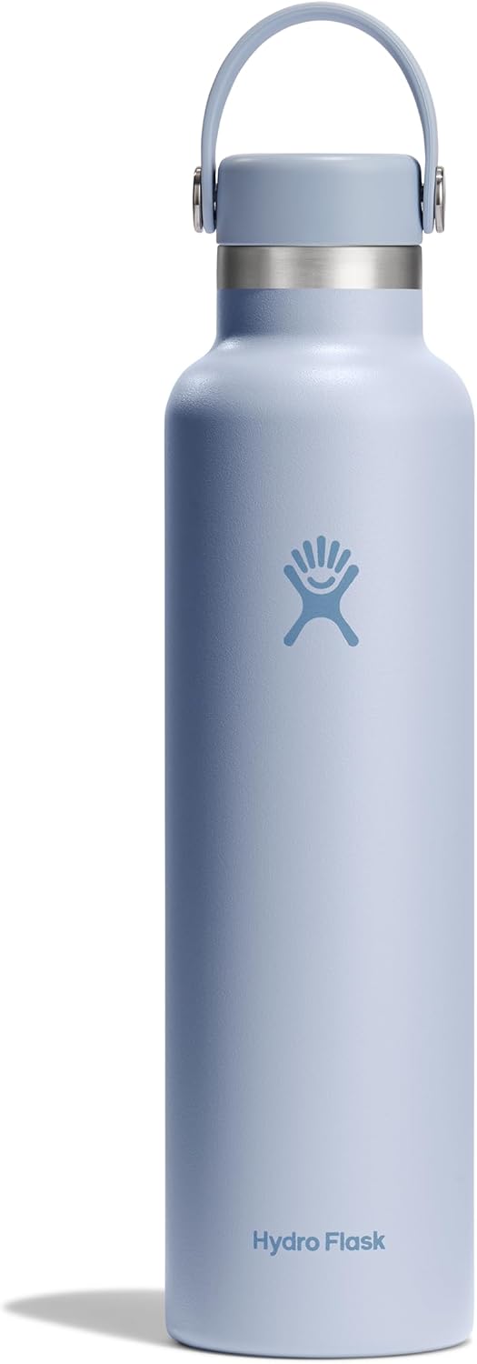 Hydro Flask Water Bottle - Insulated Stainless Steel - Non Spill, Leakproof in 24 Oz Surf Blue