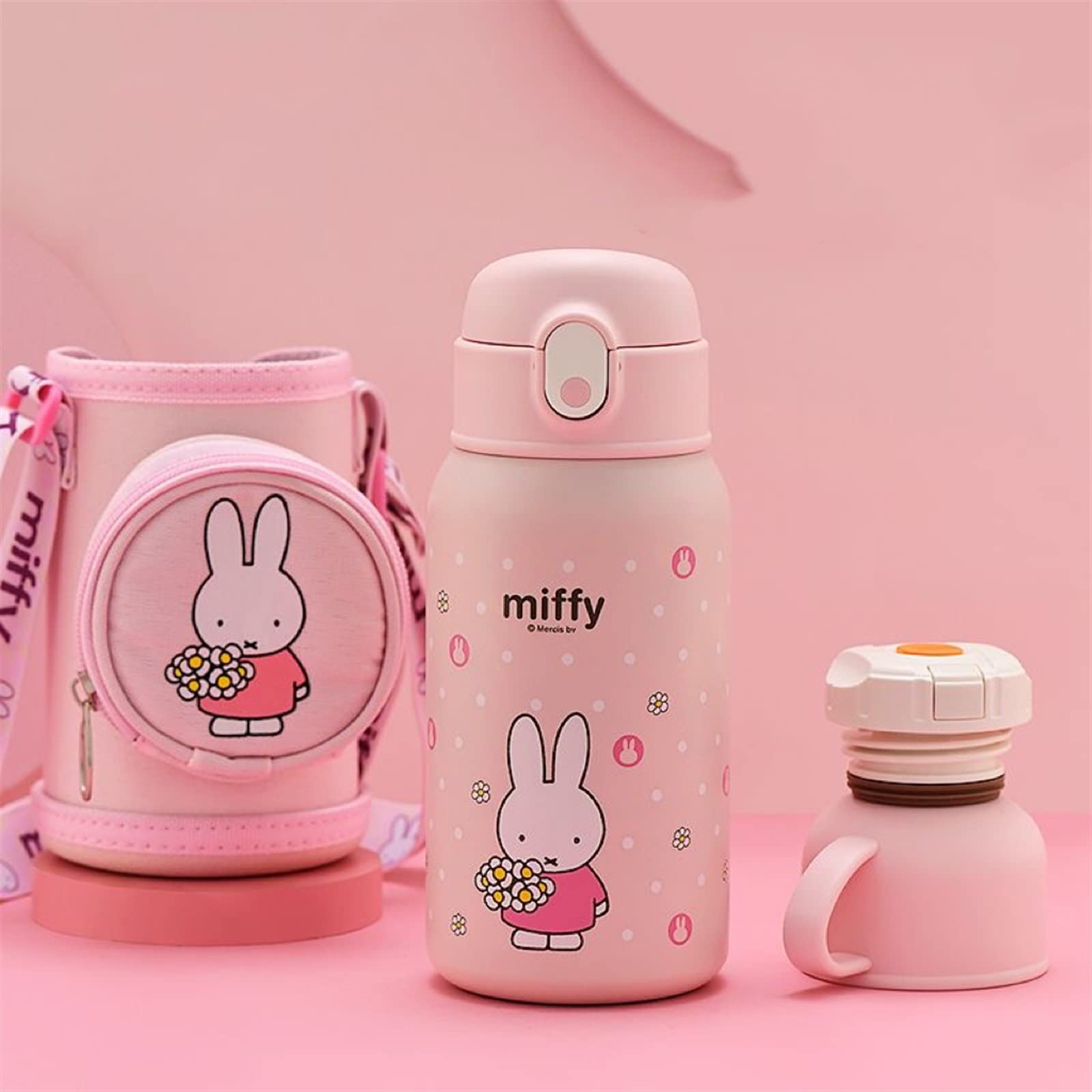 Amazon｜ミッフィー 水筒 ボトル ステンレスボトル 魔法瓶 600ml 大人