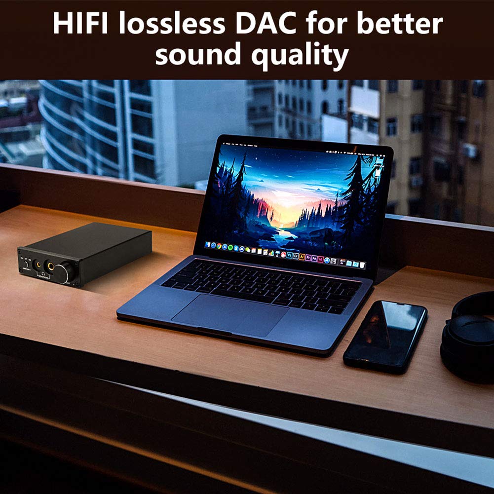 Decodificatore audio, decodificatore audio senza perdita DAC, convertitore da digitale ad analogico, amplificatore per cuffie DAC, uscita USB/coassiale/ottica RCA/amplificatore per