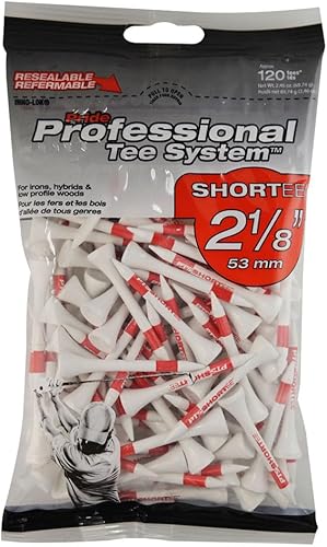 White Shortee Tee 120 Count 2-18 inch 100-Percent Natural Hardwood White Shortee Tee 120 Count 2-18 inch 100-Percent Natural Hardwood