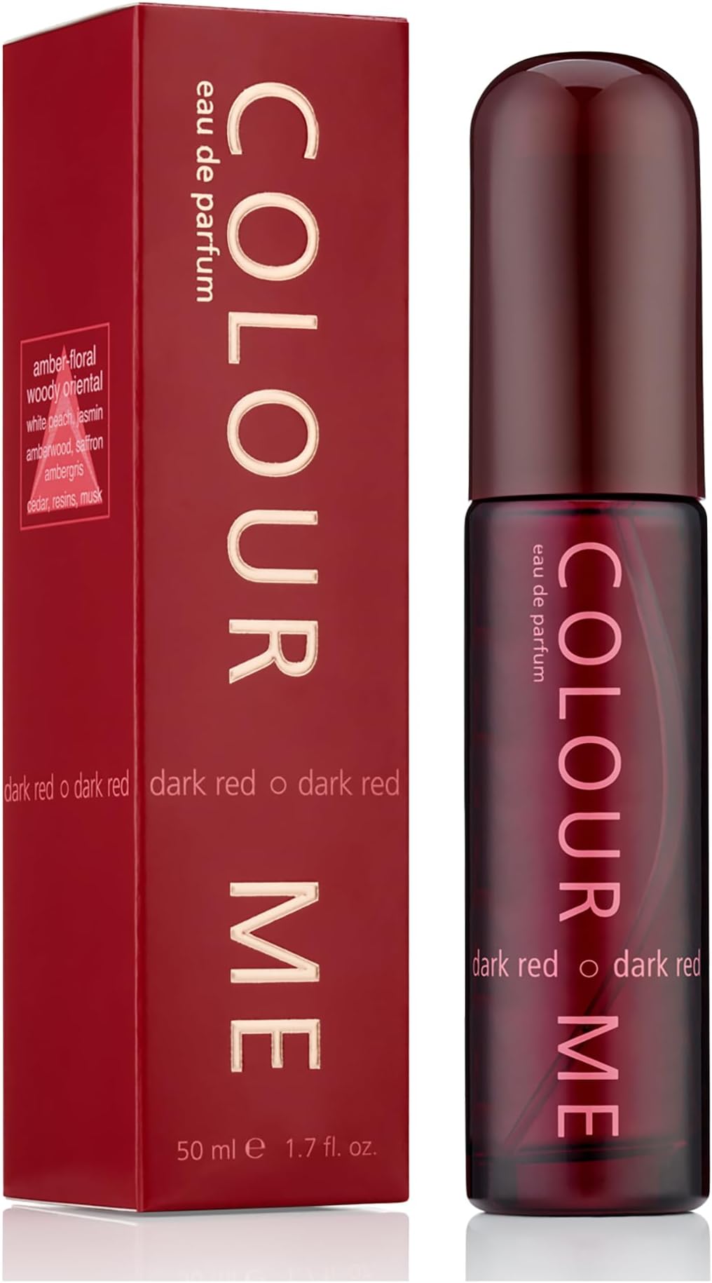 Colour Me Dark Red Perfume for Men and Women. 50ml Eau de Parfum Luxury Fragrance - Mens & Ladies Perfume, Long Lasting and Aftershave by Milton-Lloyd