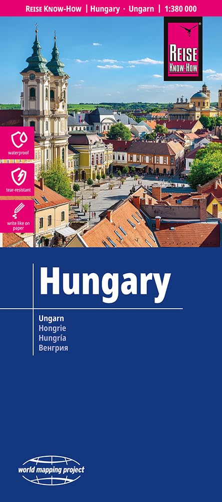 Hungary (1:380.000): reiß- und wasserfest (world mapping project)