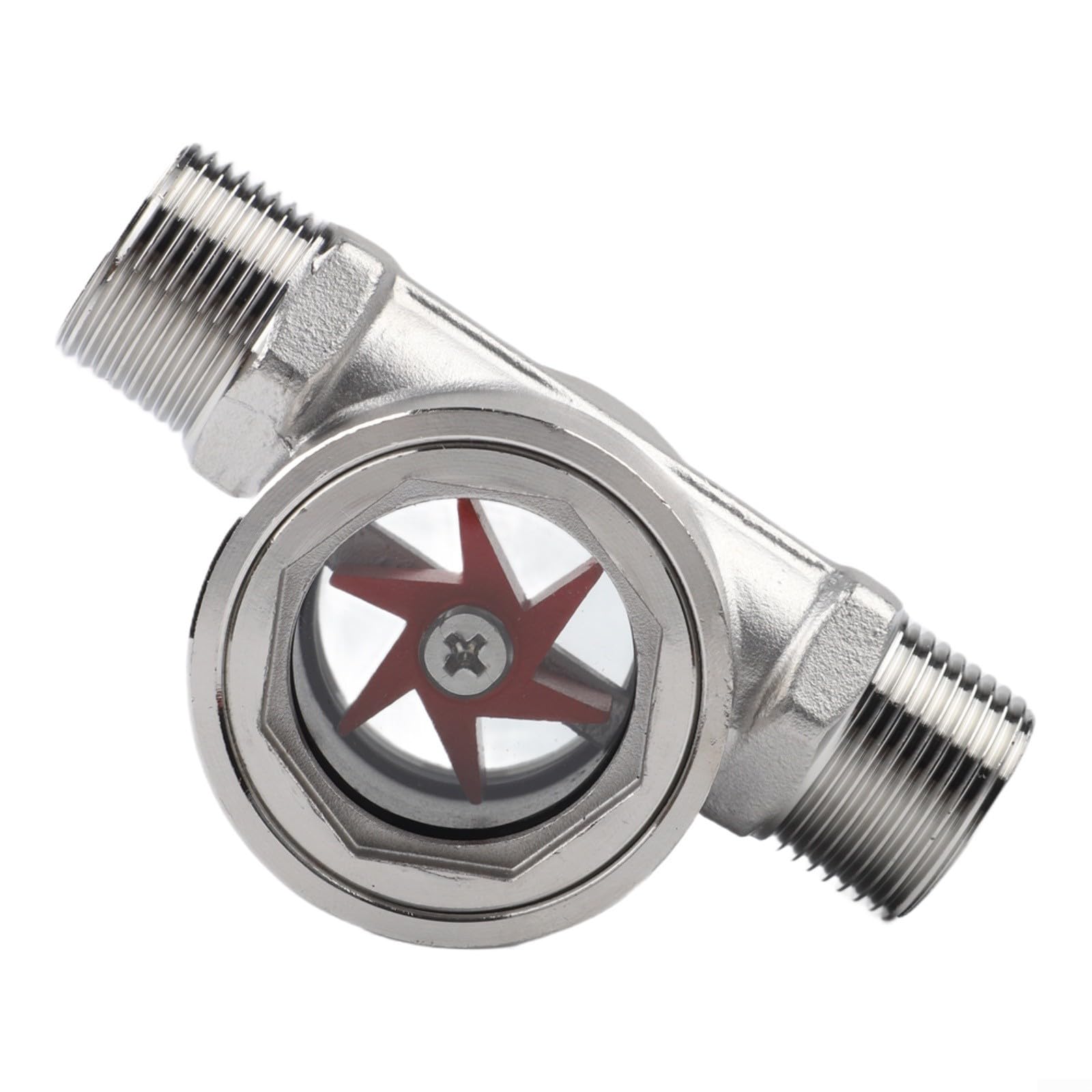 Indicateur de débit d'eau en acier inoxydable 304 robuste DN20 1,6 MPa