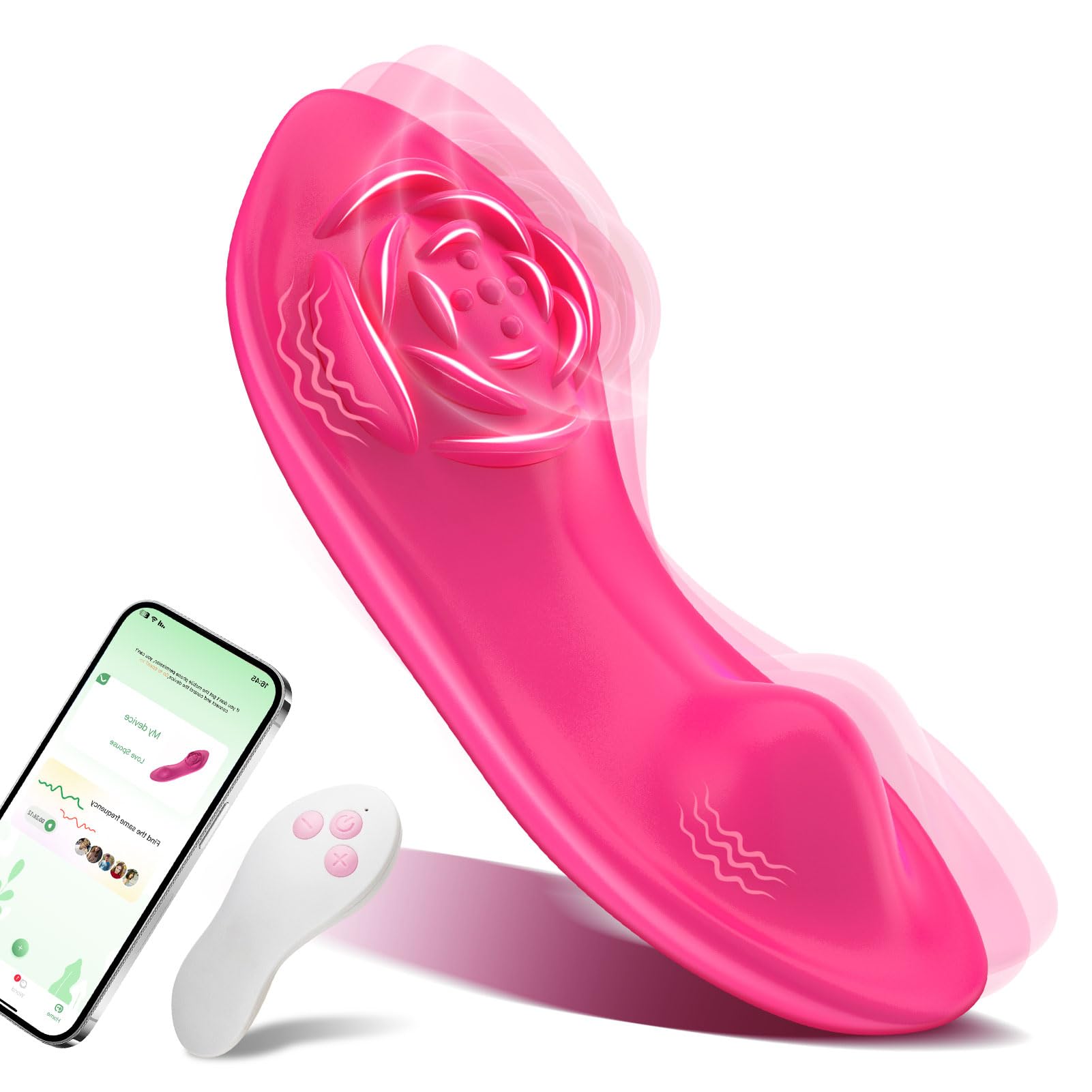 Amazon.com: Adult Sex Toys for Women & Couples, Wearable Panty Vibrator Rose  Sex Toy, 3-in-1 APP Remote Control Mini Butterfly Vibrator Clitoris G spot  Vagina Stimulator with 10x2 Vibration Modes, Clit Novelties :