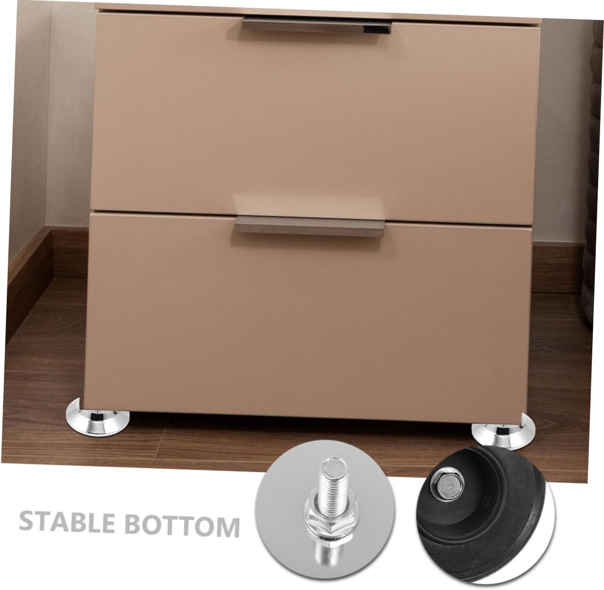 Mipcase Pool Table Leg Pads Anti-Slip Elevating Cushion for Stable Gameplay Protects Floors from Scratches Includes Foot Pads and Screws