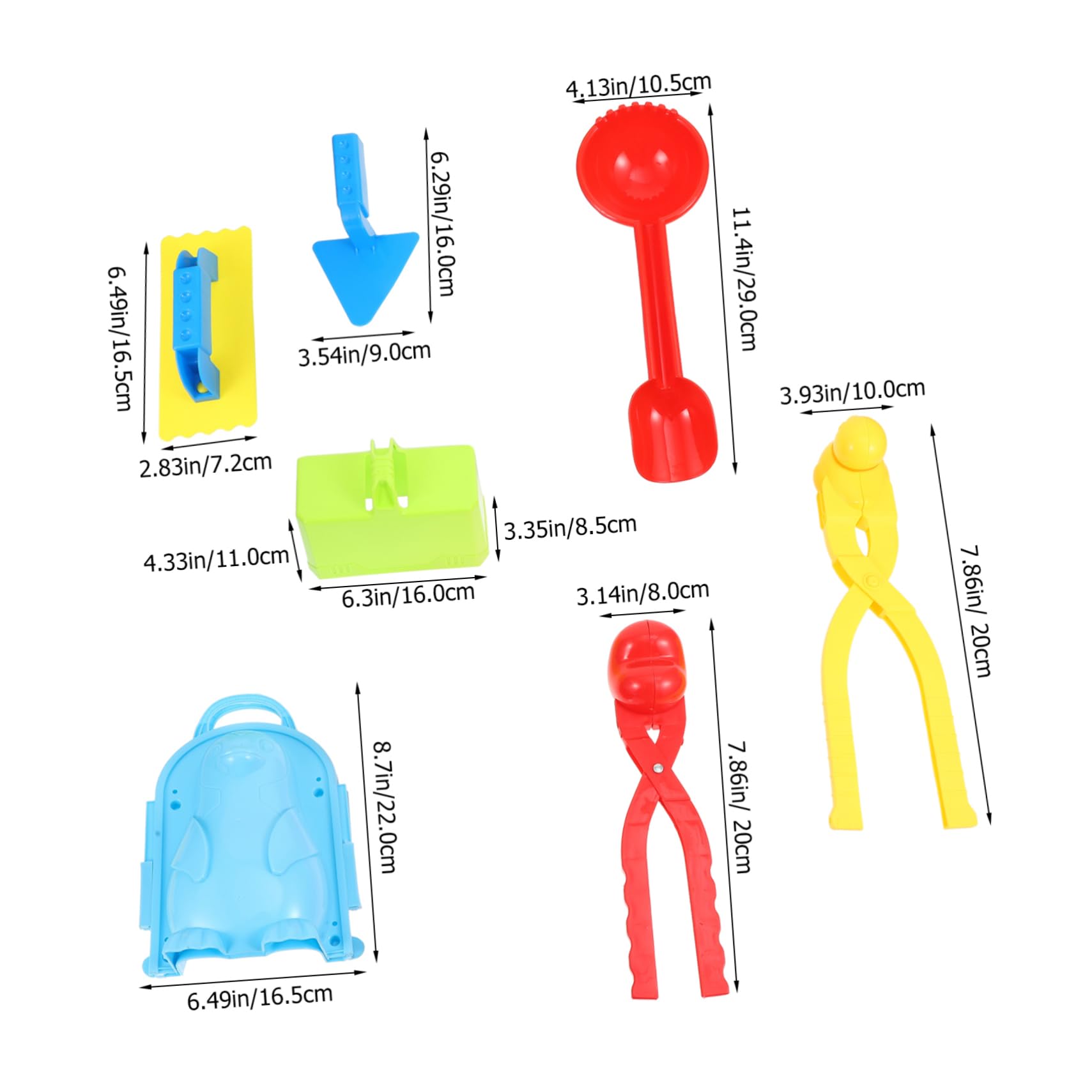 TOYANDONA Maker for Boys and Girls Making Tools Kit Clip Snow Toys for Boys and Girls Outdoor Winter Toys for Boys Girls