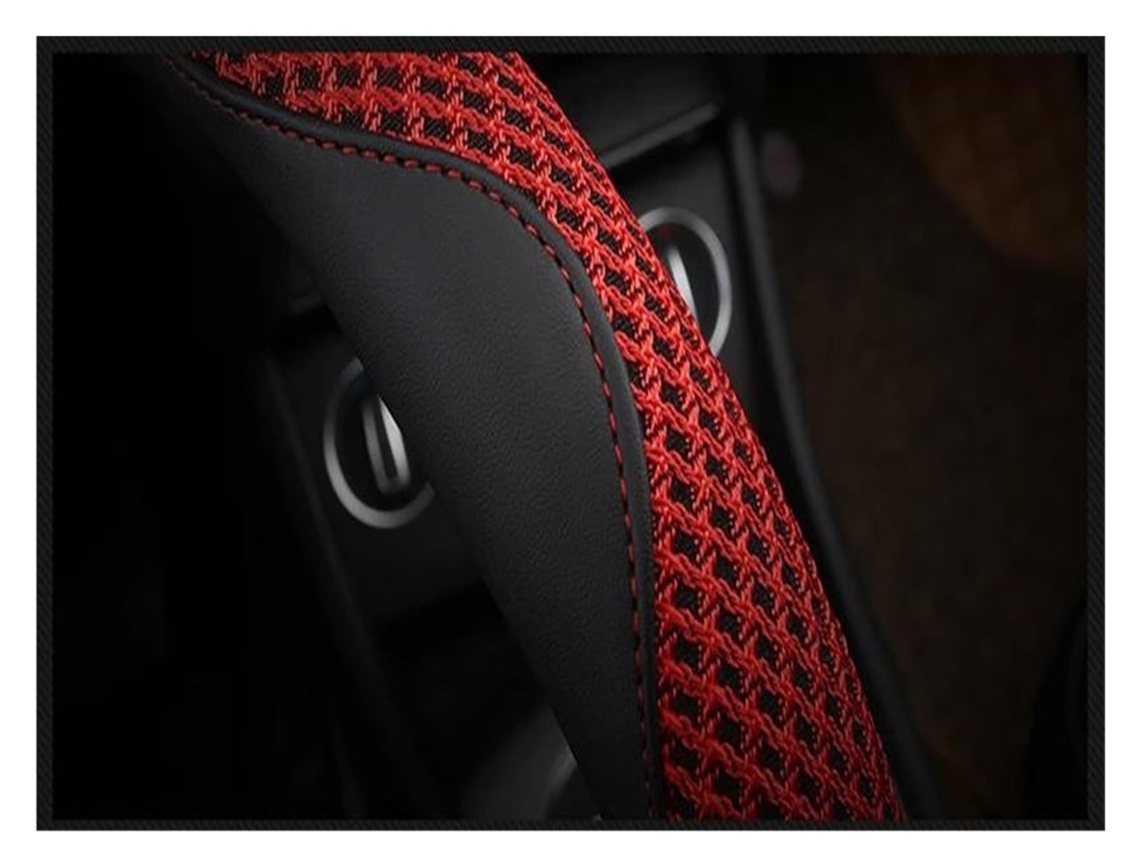 Couvre Volant Housse De Volant De Voiture en Cuir + Soie Glacée, 15 Pouces/38CM, pour Toyota pour Fortuner pour Yaris pour CHR Housse Protection Volant (Couleur : Beige)