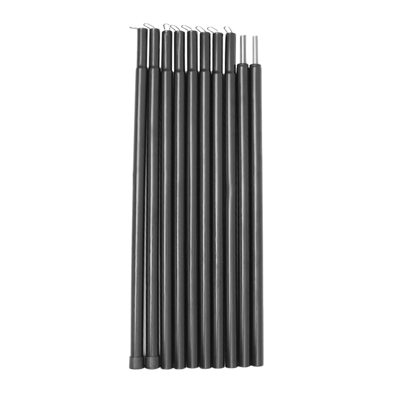 Poteaux de support d'auvent de tente pliables de 200 cm en fer peint pour abri camping