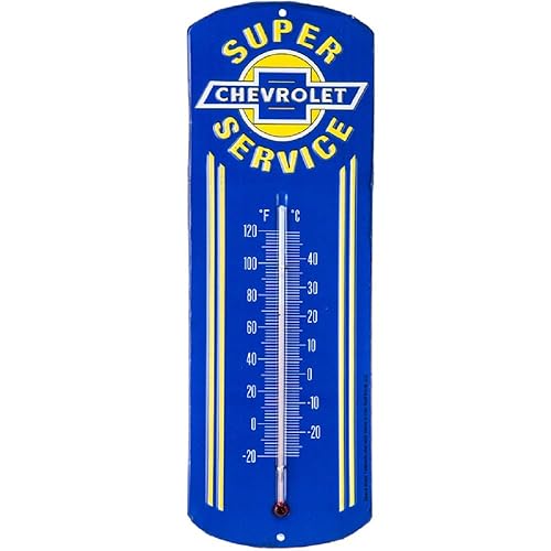 Open Road Brands Termómetro de metal Chevrolet Super Service