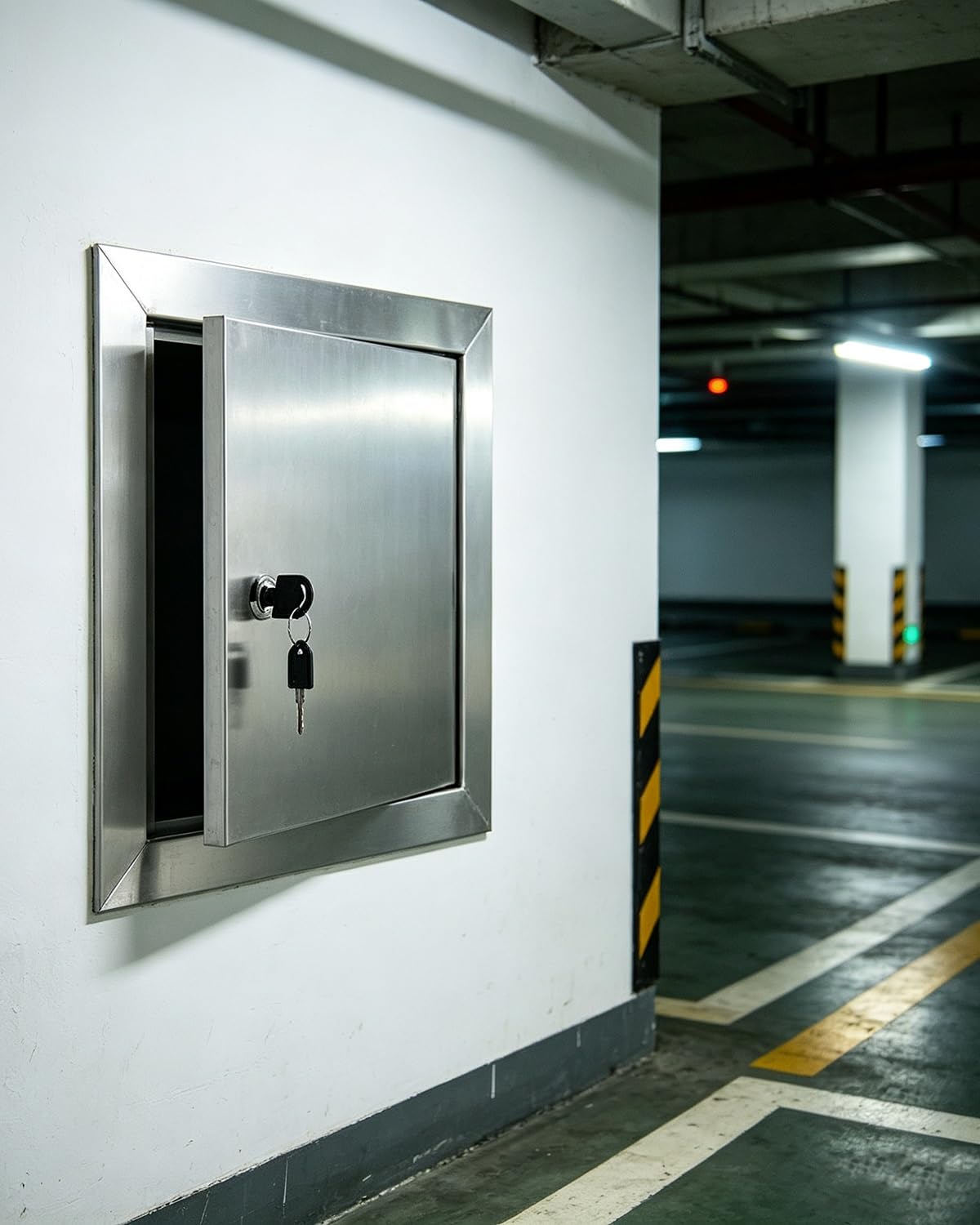 Trampilla Pladur Panel de Acceso con Cerradura de Acero Inoxidable, Puerta Oculta | Panel de Inspección Impermeable para Pared, Techo y Suelo, Trampilla de Revisión de Fontanería para Armarios de Baño y Sótano