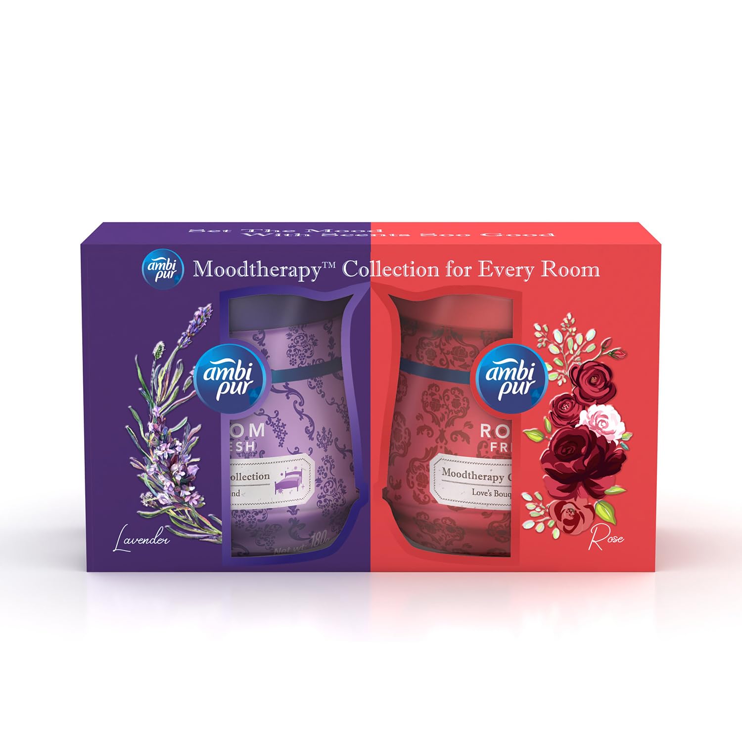 Ambi Pur Moodtherapy Collection, Pack Of 2S (180G X 2), Relax & Unwind - Lavender And Love'S Bouquet, Gel-image-30