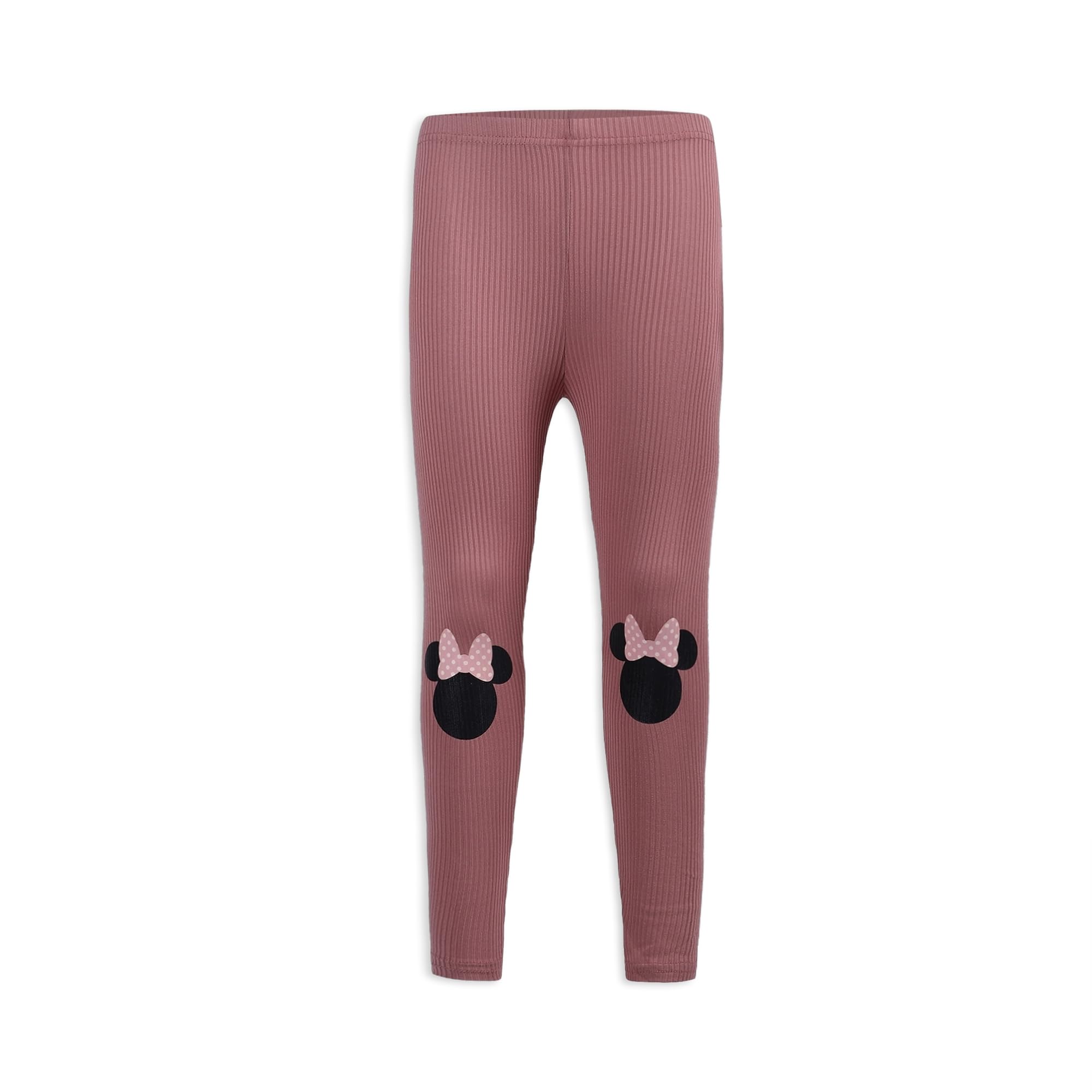 Disney Myszka Minnie, zestaw bluz, t-shirt i legginsy, dla małych i dużych dziewczynek, różowy i biały