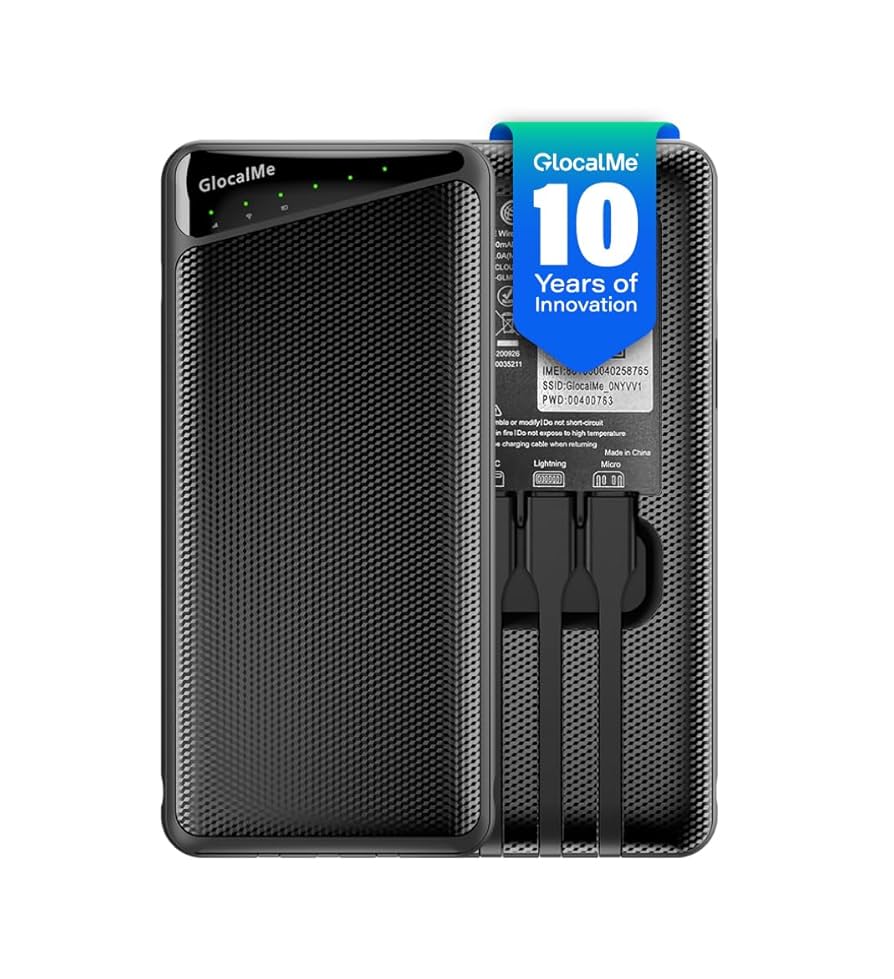 モバイルルーター＆大容量モバイルバッテリー Amazon.co.jp: 【公式】GlocalMe TriForce ポケットWiFi
