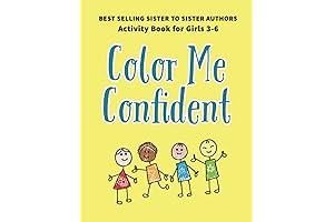 Color Me Confident: Activity Book for Girls 3-6