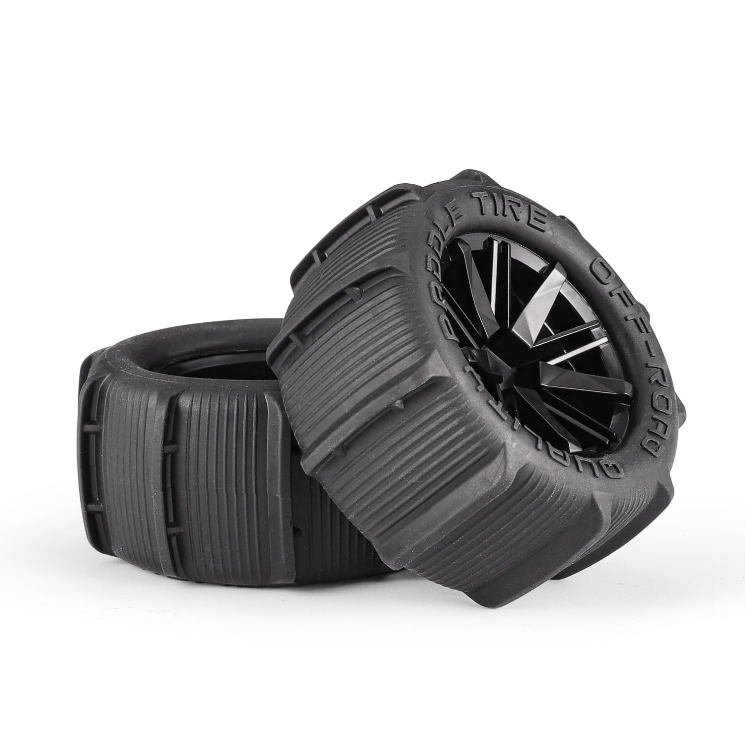 HAIBOXING RC Car Spare Parts Tires,1/16 Brushless Remote Control Trucks Replacement Paddle Tires (Front/Rear) Snowfield sand Apply to 16890A & 16890SA (M16831)