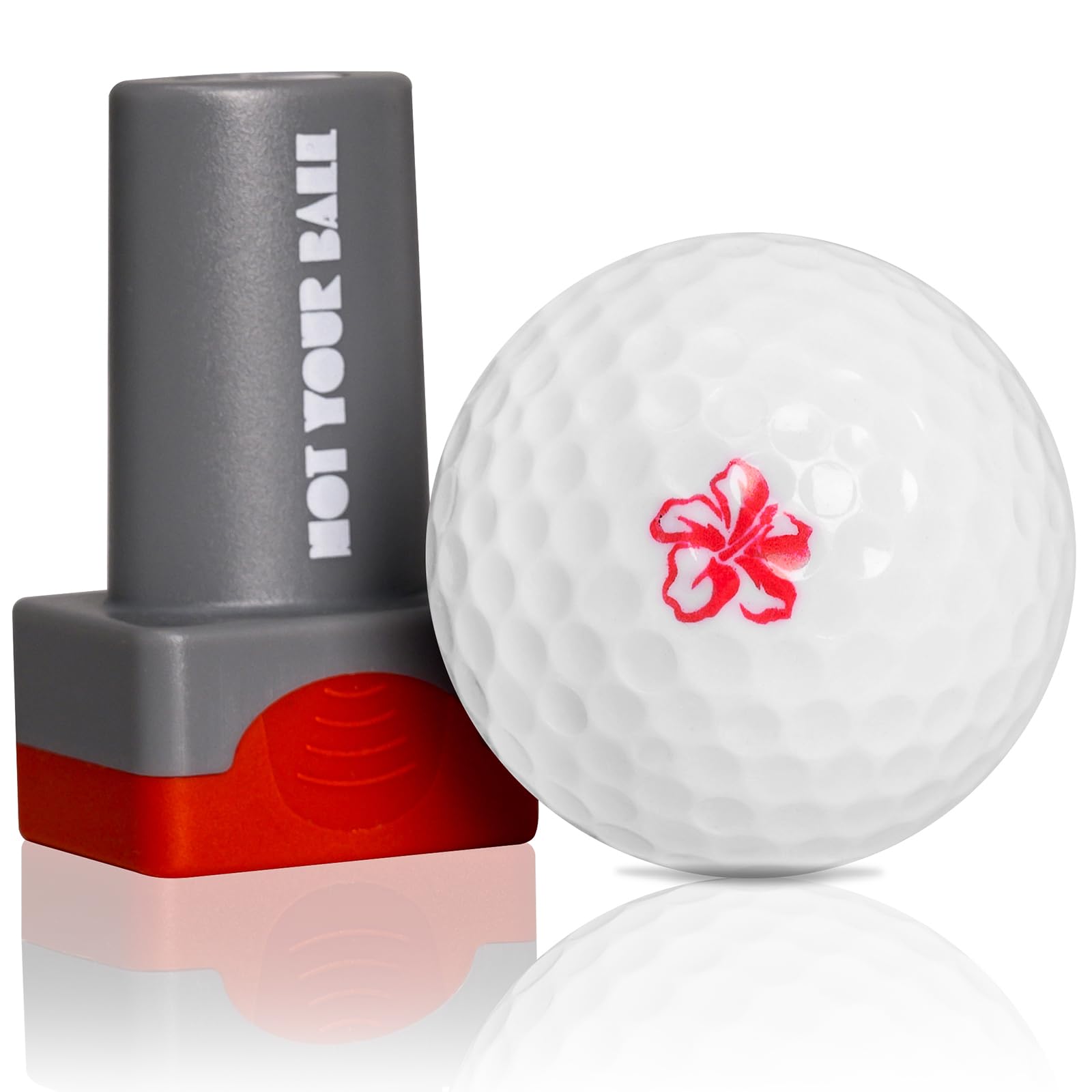 QUBI Golf Ball Stamp Golf Ball Stamper Reusable Self-Inking Golf Ball Stamp Marker to Identify Golf Balls Golf