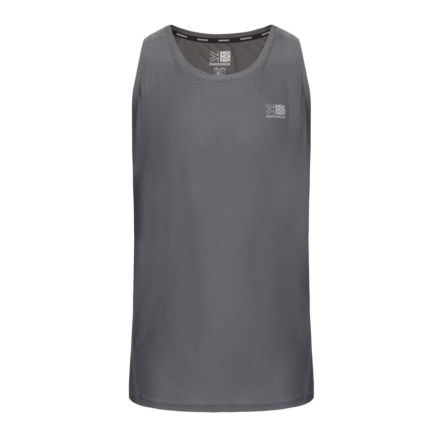Karrimor Mens Run Vest Sleeveless Charcoal XXL