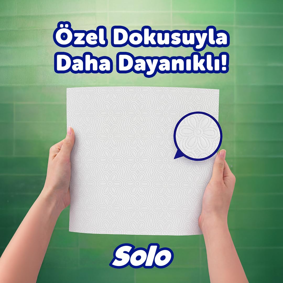 SOLO Bambu Katkılı Kağıt Havlu 12'li