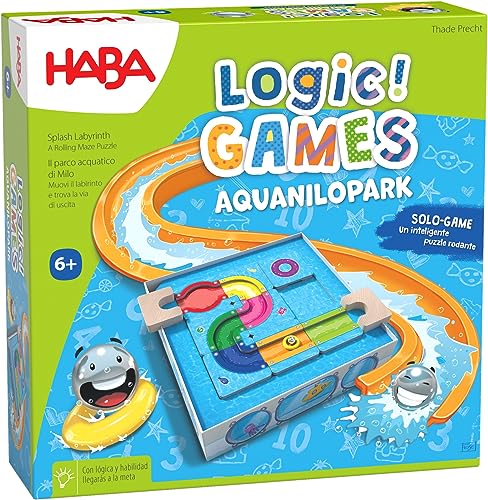 HABA 306827 - Logic! Games - AquaNiloPark, Juego Infantil en