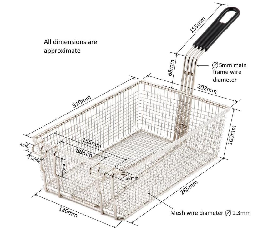 Lincat DF33 DF66 - Cesta para freidora eléctrica comercial