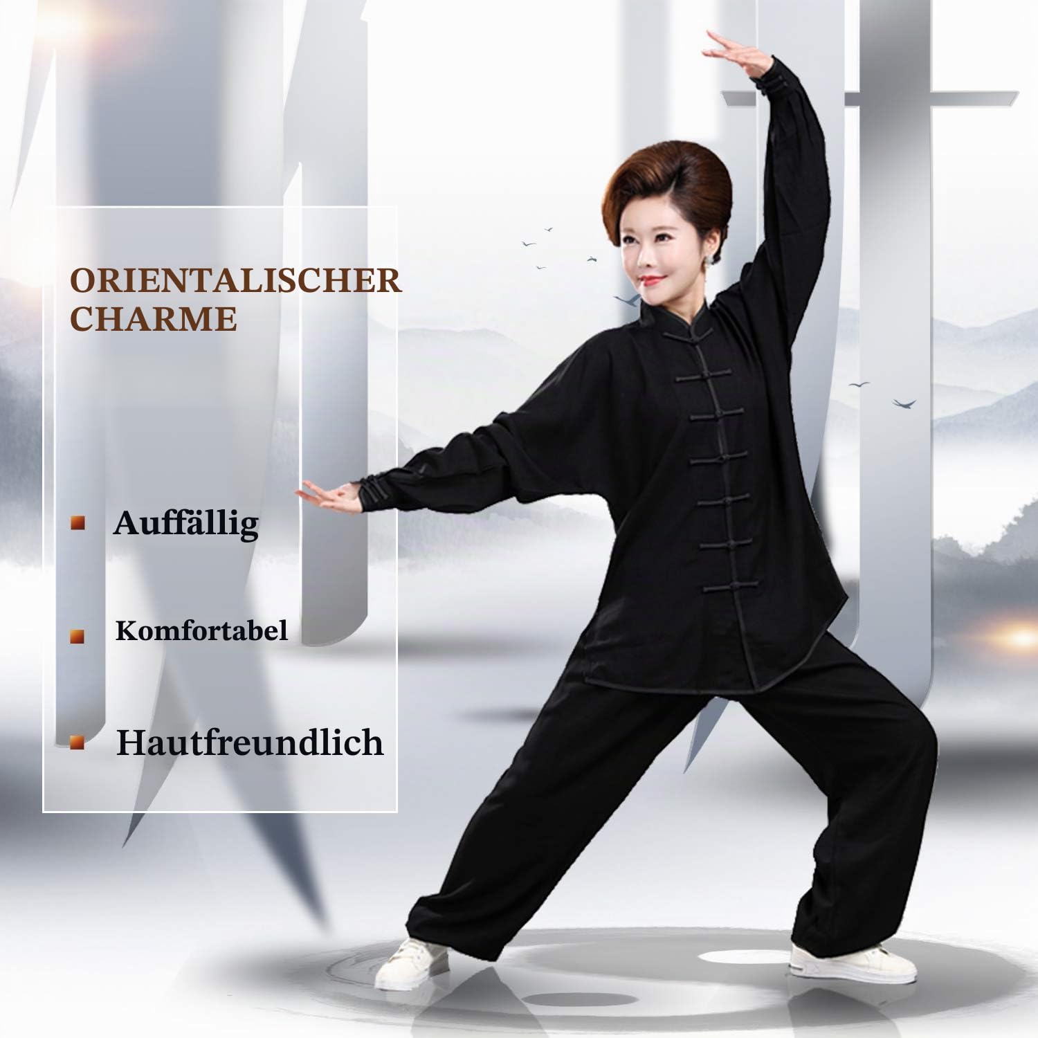 BBLAC 2KEY Traditionelle chinesische Uniformen für Tai Chi und Wing Chun aus Milchseide