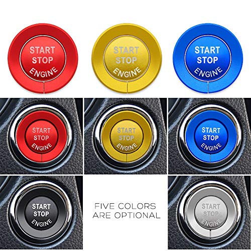 Auto startknop sierring, MKVAXR Auto Schakelaar Een Knop Motor Start