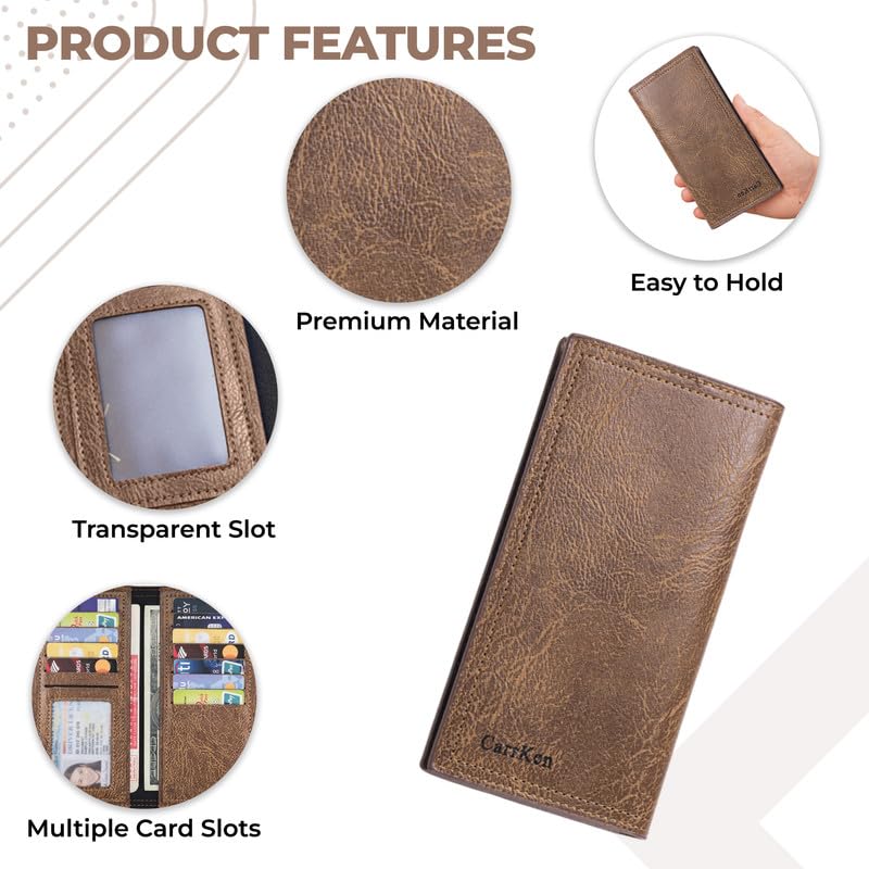 Image of Kraptick Card Holder Wallet for Men - Ultimate Stylish and Compact Credit, Debit, ATM Card Organizer (2 Fold)