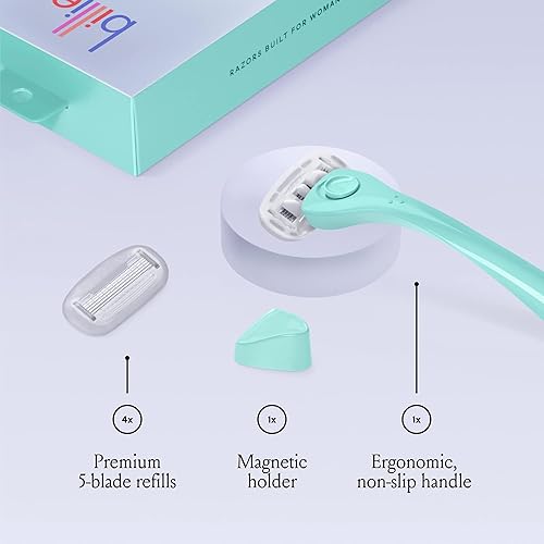Miniatura 3 de Billie Maquinillas de afeitar para mujer - Maquinilla de afeitar para mujer  repuestos de maquinilla de afeitar de 4 x 5 cuchillas  soporte
