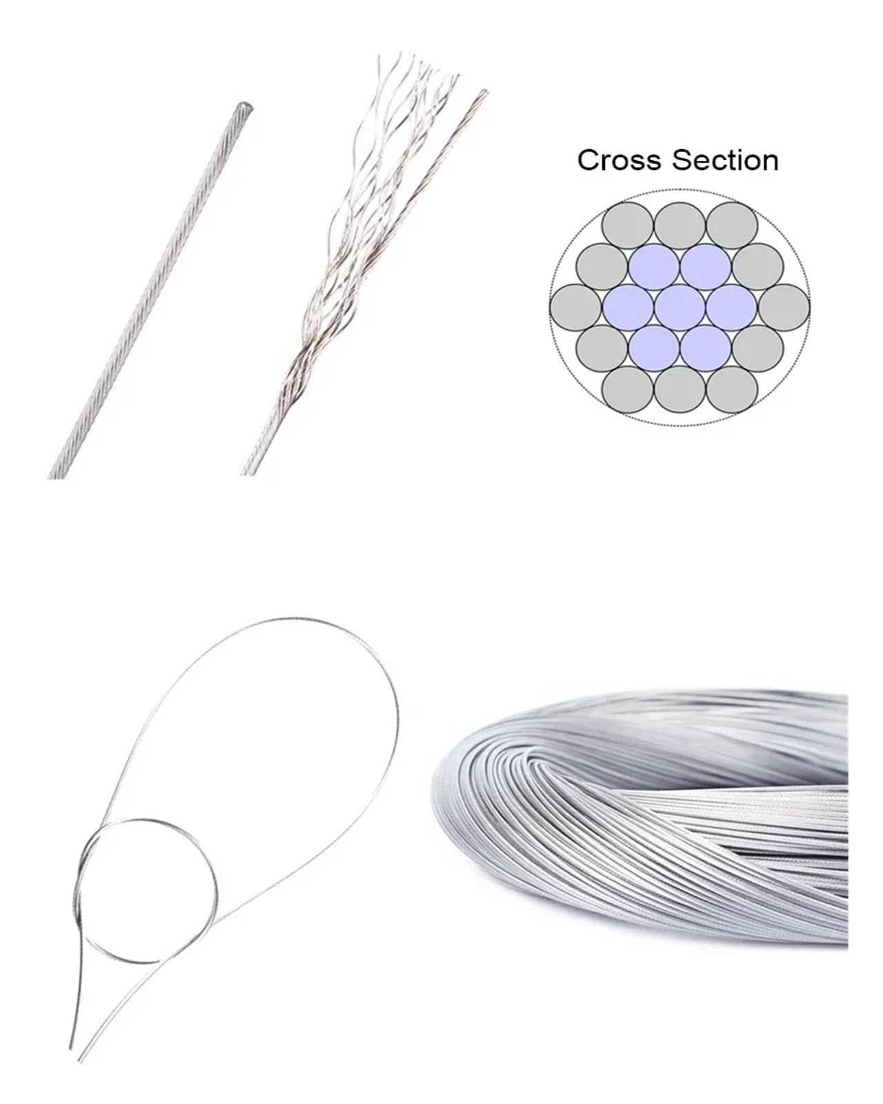 Bremszug Fahrrad 5/10/50pcs 2M Bicycle Brake Line Speed Fixed Gear Shift Cable Set Core Inner Wire for Road Bike(50pcs Brake-Shift)