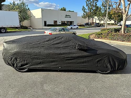 Image of CarsCover Custom Fit Car Cover for Chevy Corvette C8 Stingray Z06 E-Ray Heavy Duty All Weatherproof Ultrashield Black Covers