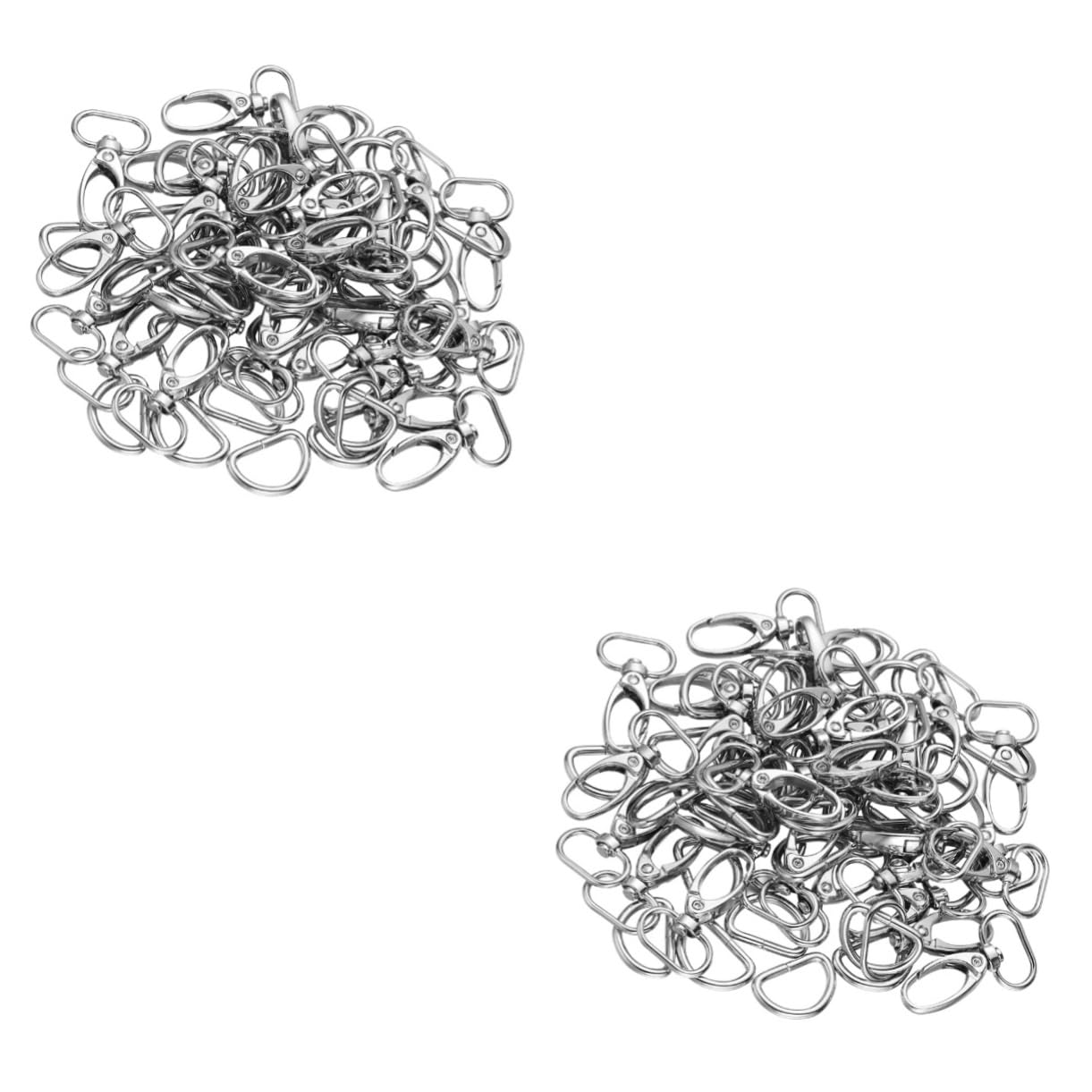 HOMSFOU 2 Pezzi Accessori Hardware Fibbia Per Fermagli A Moschettone Accessorio Per Perline A Moschettone Connettori Per Ganci A Fermagli Per Bracciali