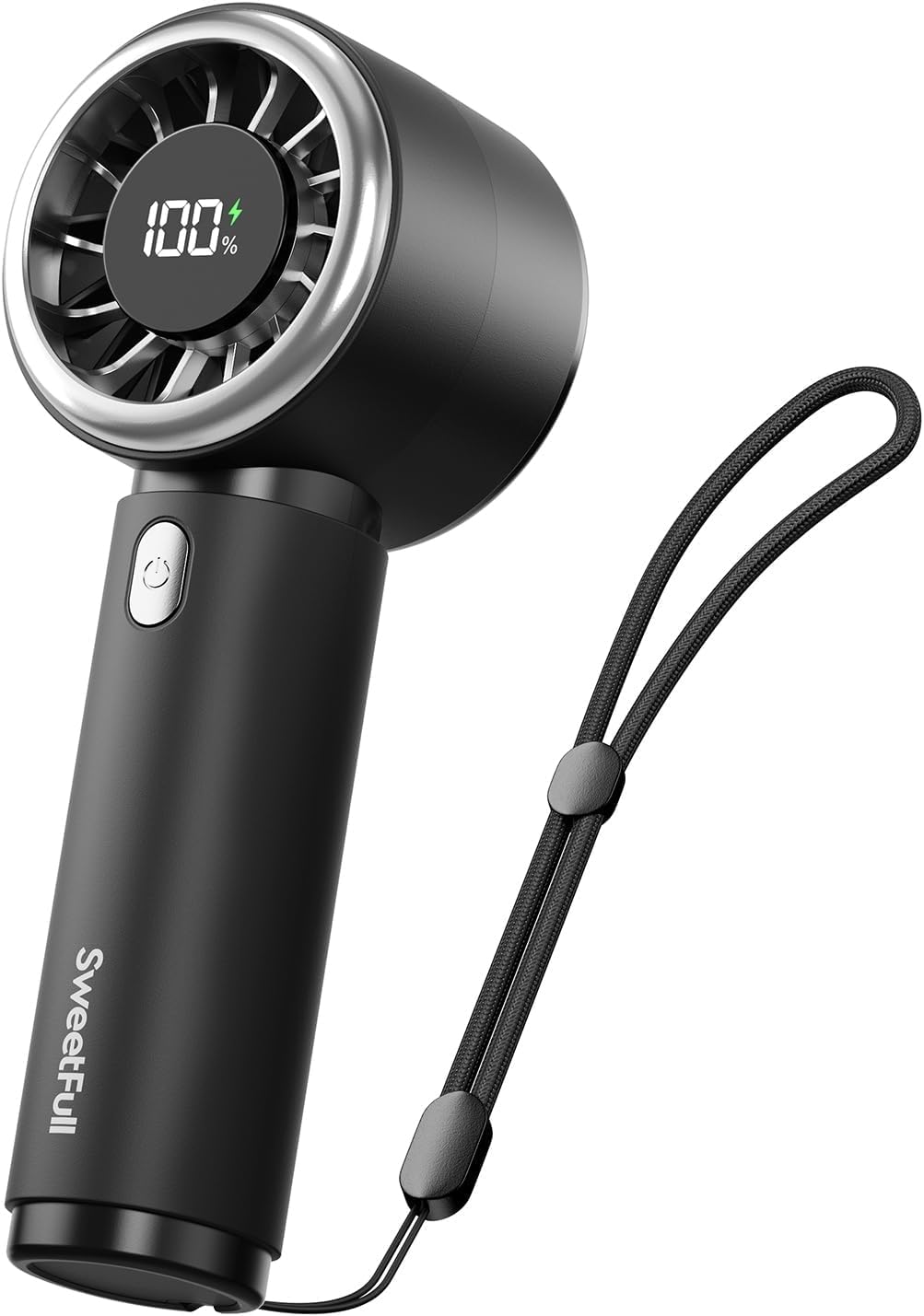 Photo 1 of SWEETFULL Portable Handheld Fan, Mini Rechargeable, Black