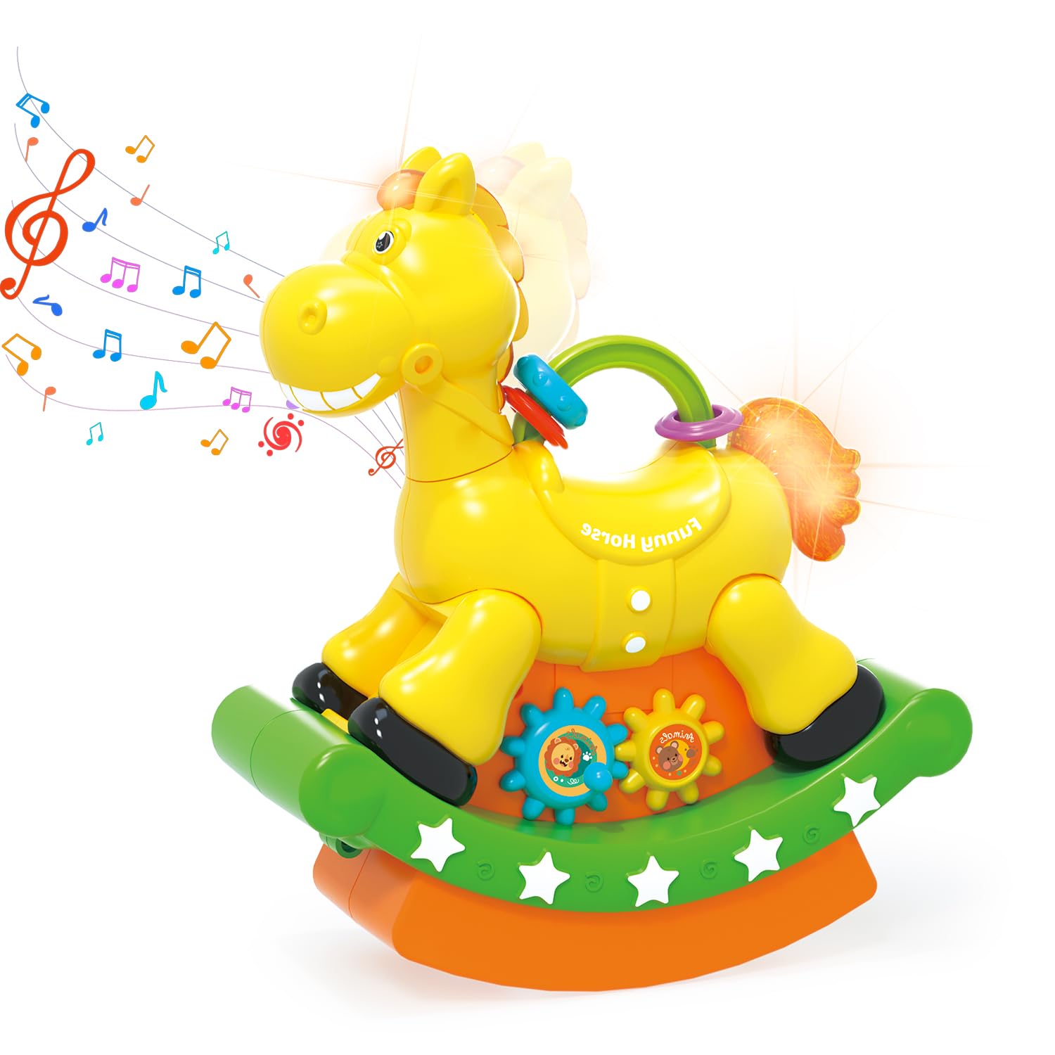 Baby Crawling Walking Toys for Toddlers with Adorable Shape, Musical Car Crawling Developmental Toys with Sounds and Lights, for Babies