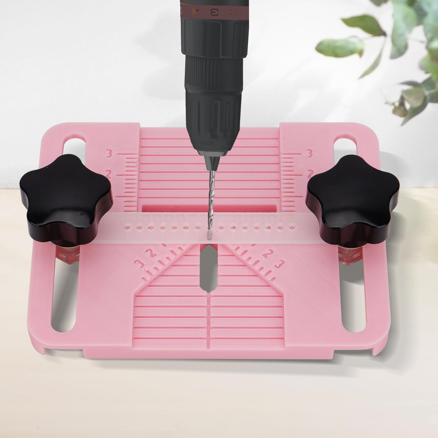 Polymer Clay Earring Hole Drill Guide Tool: Precision Drill Guide and Stand with Bits, for DIY Earrings, Necklace Pendants & Jewelry Making