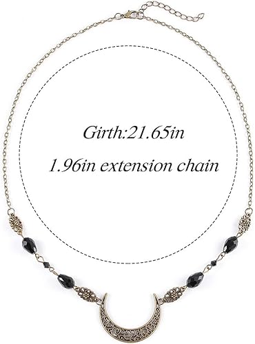 Miniatura 4 de Boho Head Chain Moon Headpieces Rhinestone Hair Chains Wedding Hair Accessories for Women and Girls