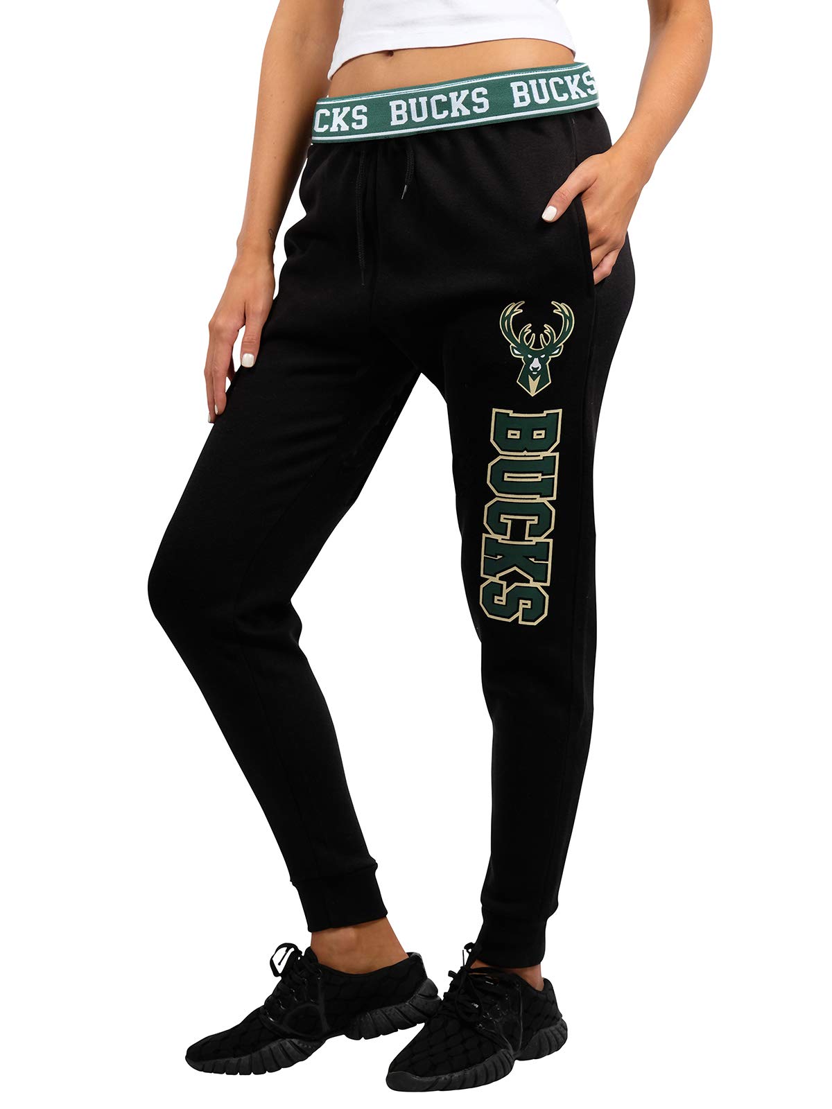 Ultra Game NBA Womens Women Jogger Pants Active Basic Fleece Sweatpants