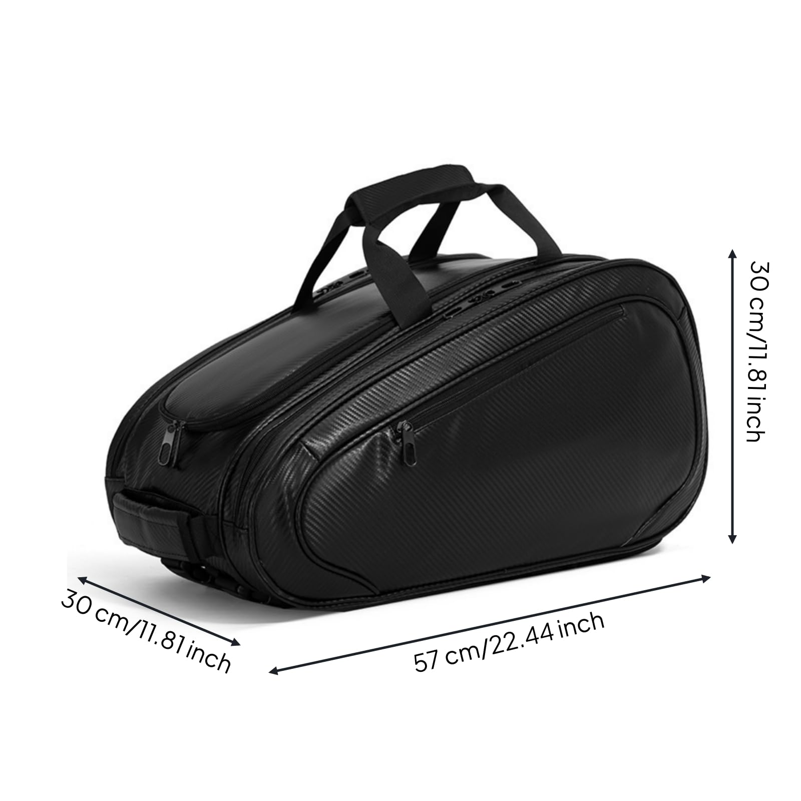 Colcolo Outdoor Sports Carrier Bolsa Deportiva Mochila Bandolera Maletín Deportivo con Diseño Multifuncional y Acceso Rápido Material Cuero Adecuado para Pádel Gimnasio Viajes