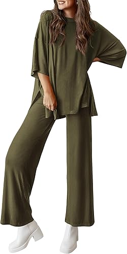 PRETTYGARDEN Two Piece Sets For Women Summer Fashion Lounge Matching Set 2025 Travel Vacation Airport Outfits Clothing