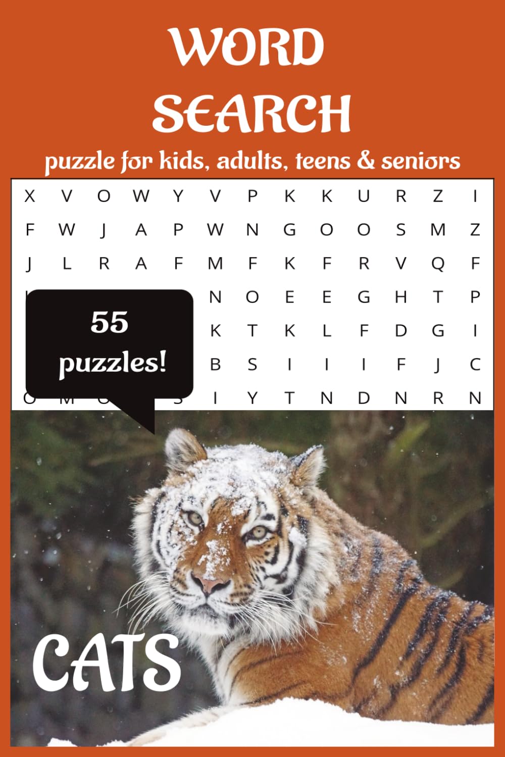 Cats Word Search: Puzzle book
