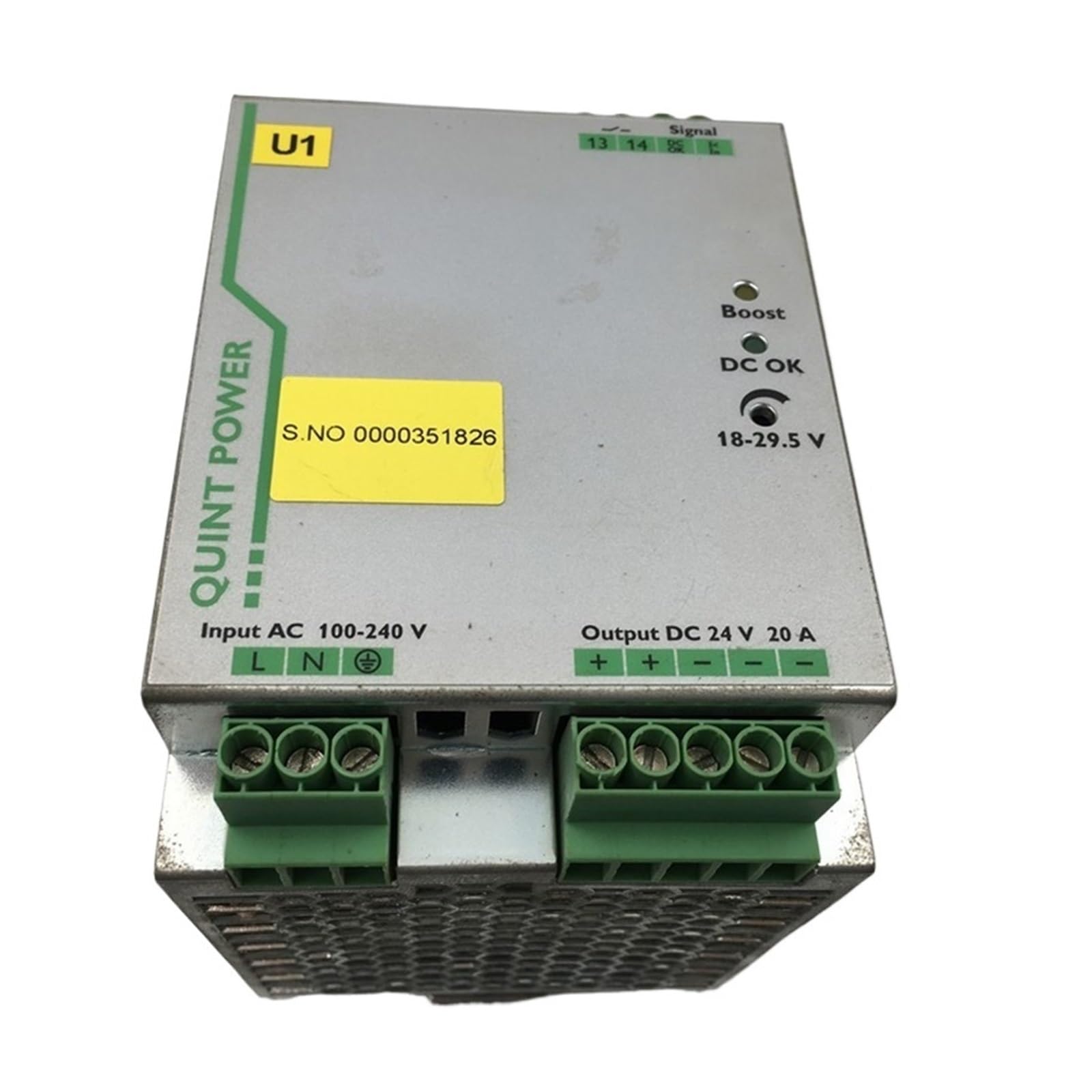BFSYDLUJ 2866776 QUINT-PS/ 1AC/24DC/20 DC Power Supply