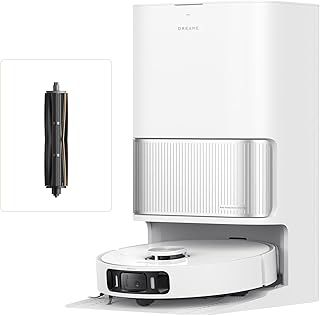 dreame L40 Ultra AE Robot Aspirateur et Serpillière Autonome, 19 000 Pa Aspiration Puissante, Nettoyage Sec-Humide, Dock Tout-en-1 Vidange Automatique, 2 Brosses Incluses