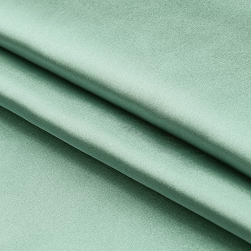 uxcell Satin Pillowcase for Hair and Skin Soft and Smooth Set of 2 with Envelope Closure, Gifts for Friends Green Queen (51x76cm) - Image 4