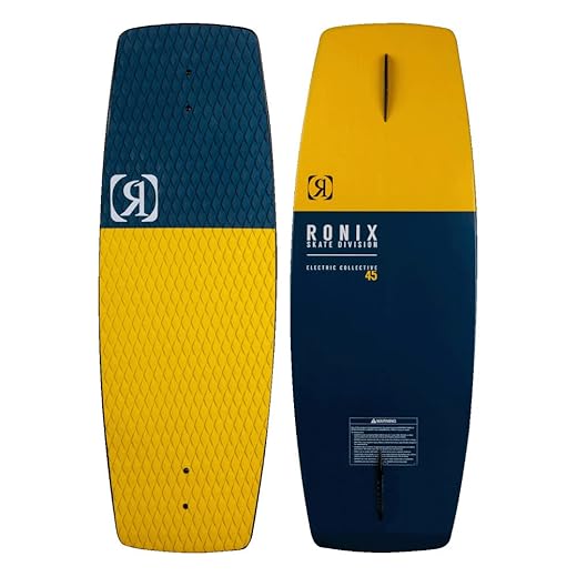 Tavole da wakeskate per principianti RONIX 2022 Electric Collective Wakeskates - Navy/Mustard 45"