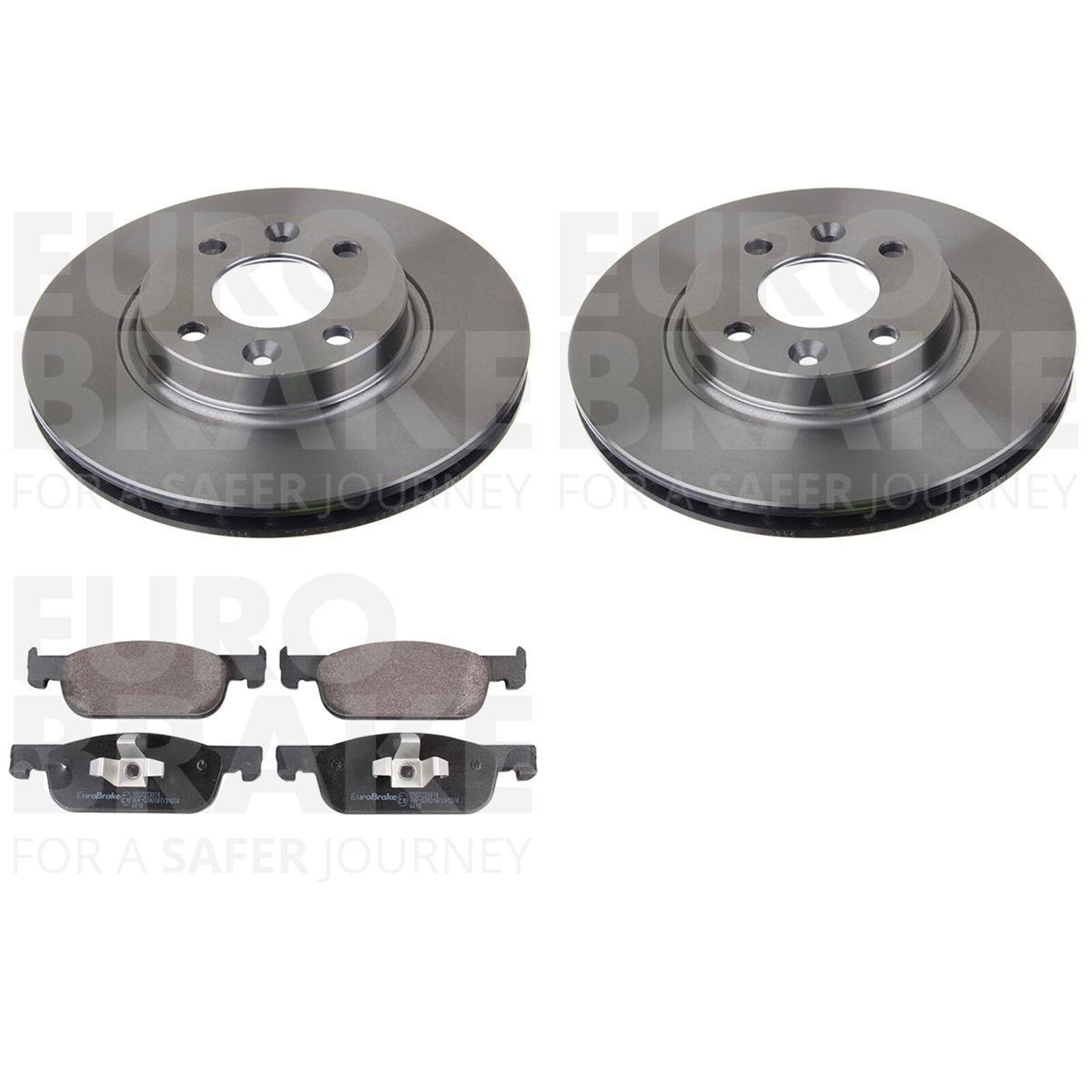 Eurobrake Bremsscheiben + Beläge vorne | 5815203996 + 5502223974 Kompatibel mit Logan Ii,logan Mcv Ii,sandero II (B8_)