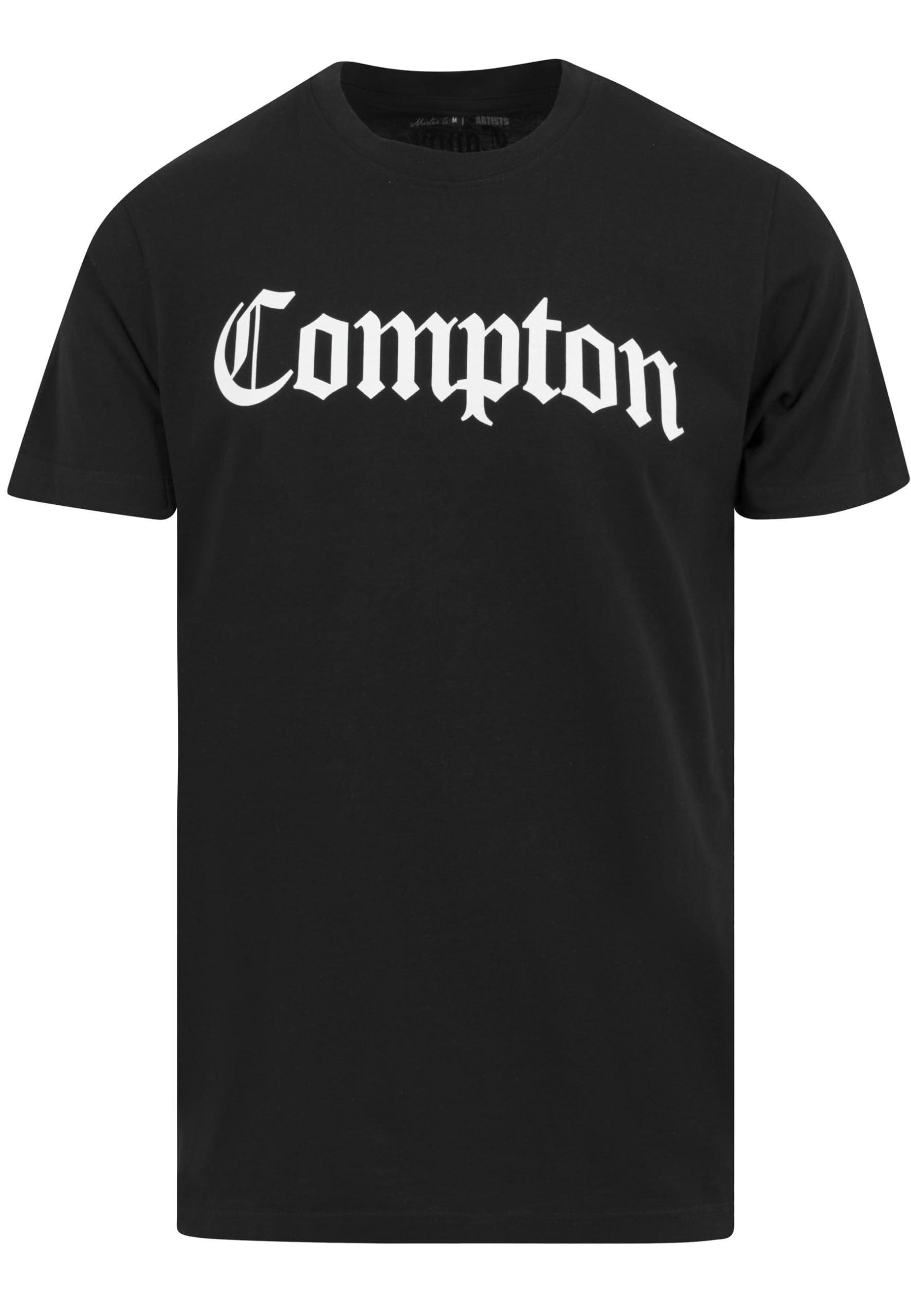 Mister Tee Camiseta Compton para Hombre, Negro, XS