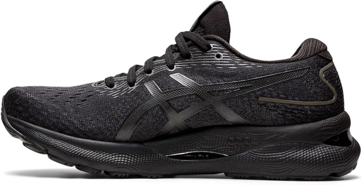 ASICS Women's Gel-Nimbus 24 Running Shoes 6 Black/Black