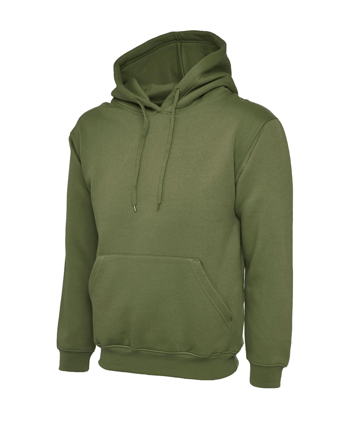 COOZO Unisex Classic Hooded Sweatshirt - Olive - L