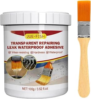 100g Waterproof Agent - 1/2PCS Window Waterproof Glue, Invisible Waterproof Insulating Sealant, Quick Dry Multifunctional Adhesive Glue, Transparent Crack Repair Waterproof Glue, Construction Adhesive